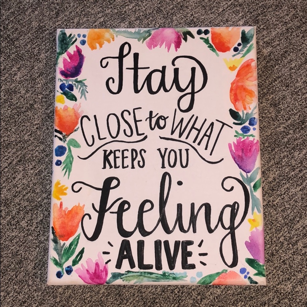 Hand Painted Canvas 8x10